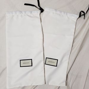 2 GUCCI dust bags + 2 spare heel tips